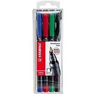 STABILO OHPen universal permanent F, case 4 colours - Markers
