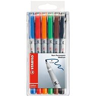 STABILO OHPen Universal Water Soluble M, 6 pcs Case - Marker