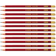 STABILO Swano, Red Pencil with Rubber 12 pcs - Pencil