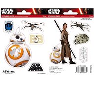 ABYstyle - Star Wars Stickers - 16x11cm/ 2 sheets - BB8/ Rey - Kids Stickers