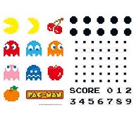 ABYstyle - Pac-Man - Stickers - 50x70cm - Characters & Mazes - Self-Adhesive Decoration