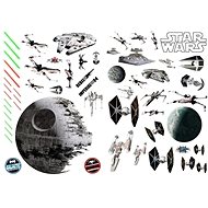ABYstyle - Star Wars - Self-adhesive wall decoration - (size: 100 x 70 cm) - Battleships - Children's Bedroom Decoration