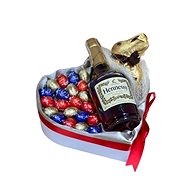 Easter Gift Box with Hennessy Cognac and Lindt Chocolates 25cm - Gift Box