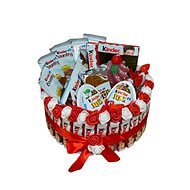 Kinder one-tier cake with candle 24 cm - Gift Box