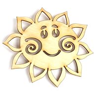 Optys Wooden Sun, 10x9cm - Wooden Cutouts