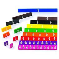 Coloured fractions in rows - Educational Set