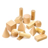 Wooden Geometric Shapes - Educational Set