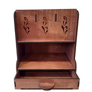 Pencil organiser drawer/decorated chestnut - Pencil Holder
