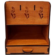 Pencil organiser drawer/decorated-mahogany - Pencil Holder