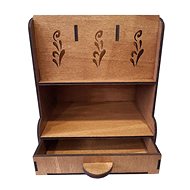 Pencil organiser drawer/decorated-walnut - Pencil Holder