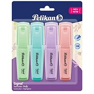 Pelikan SIGNAL, Pastel Colours - Pack 4 pcs - Highlighter
