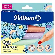 Pelikan Colorella Pastel, Washable 6 Colours - Felt Tip Pens