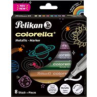Pelikan Colorella Metallic 8 Colours - Felt Tip Pens