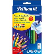 Pelikan Watercolour, Lacquered, 12 Colours - Coloured Pencils
