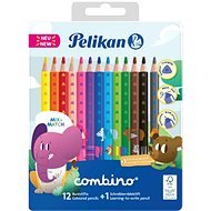 Pelikan Combino Metal Box 12 + 1 Colours - Coloured Pencils