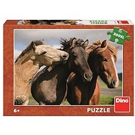 Dino Coloured Horses 300 Xl Puzzle - Jigsaw Puzzle
