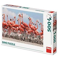 Dino Flamingos 500 puzzle - Jigsaw Puzzle
