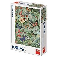 Dino pillangós rét 1000 puzzle - Puzzle