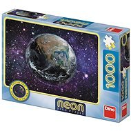 Dino Planet Earth 1000 Neon Puzzle - Jigsaw