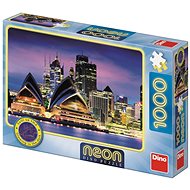 Dino Opera in Sydney 1000 Neon Puzzle - Jigsaw Puzzle
