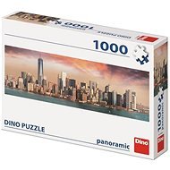 Dino Manhattan alkonyatkor 1000 panoramic puzzle - Puzzle