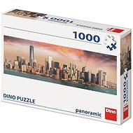 Dino Manhattan at Dusk 1000 Panoramic Puzzle - Jigsaw Puzzle