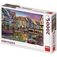 Dino Romantikus kora este 2000 puzzle - Puzzle