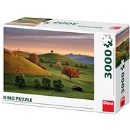 Dino Fairytale Sunrise 3000 Puzzle - Jigsaw