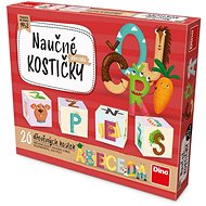 Dino Alphabet 20 Wooden Cubes - Wooden Blocks