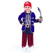 Rappa Kinderkostüm - Blauer Pirat mit Halstuch (S) - Kostüm