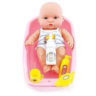 Teddies Baby Plastic 18cm with Accessories in the Tub - Doll