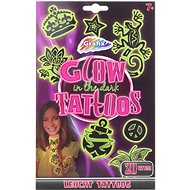 Glowing tattoo girl - Temporary Tattoo