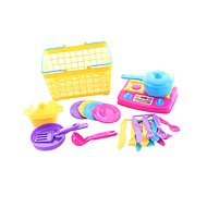 Basket with Utensils - Toy Kitchen Utensils