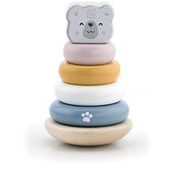 Polar Bear Wooden Rings - Sort and Stack Tower