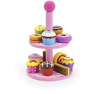 Wooden cupcakes with stand - Thematic Toy Set