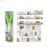 Pexi Painting tablecloths 3 pcs - Sensational Zoo - Colouring Book