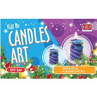 Pexi Candles art - Sand candles 2 pcs Winter - Craft for Kids