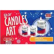 Pexi Candles art - Sand candles 3 pcs Czech - Craft for Kids