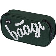 BAAGL Pencil Case Logo Green - School Case