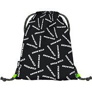 BAAGL Shoe bag GROW BOLD black - Drawstring Bag