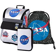 BAAGL Set 3 NASA: Briefcase, Pencil Case, Bag - School Set