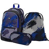 BAAGL Set 3 Core Paintball: hátizsák, tolltartó, tornazsák - Iskolai felszerelés