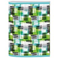 Stil Notebook A5 Trend Lined Pattern Green / Blue - Exercise Book