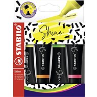STABILO Shine 4 pcs Case - Highlighter
