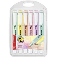 STABILO Swing Cool Pastel Edition - 6 Stück Packung - Textmarker