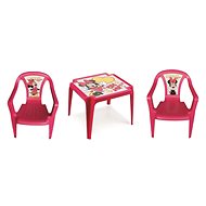 IPAE - DISNEY Set MINNIE 2 Chairs + Coffee Table - Children's Furniture
