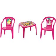 IPAE - DISNEY Set PRINCESS 2 Chairs + Coffee Table - Children's Furniture