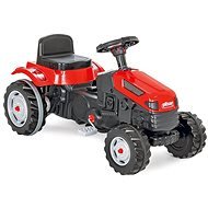 Traktor šliapací s volantom červený - Šliapací traktor