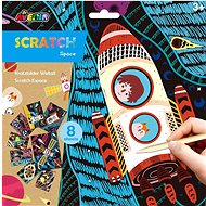 Scratch off pictures 8 pcs - rocket - Scratch Pictures