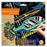 Scratch-off pictures 8 pcs - helicopter - Scratch Pictures